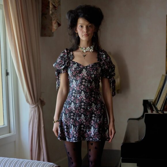 Selkie Dresses & Skirts - Selkie Tuxedo Mini Poet Slip - XS, XL / NWOT